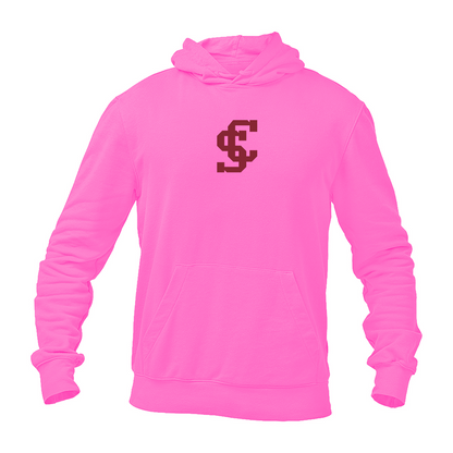 Men's Santa Clara Broncos Logo Softstyle Midweight Hooded Sweatshirt