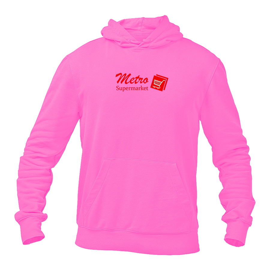 Men's Metro Supermarket  Logo  Pullover Hoodie