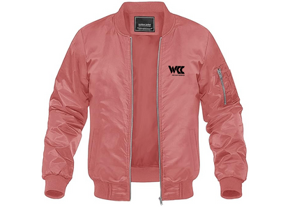 Men's West Coast Conference Lightweight Bomber Jacket Windbreaker Softshell Varsity Jacket Coat