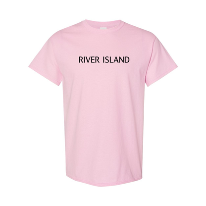 Men's River Island Logo  Cotton T-Shirt