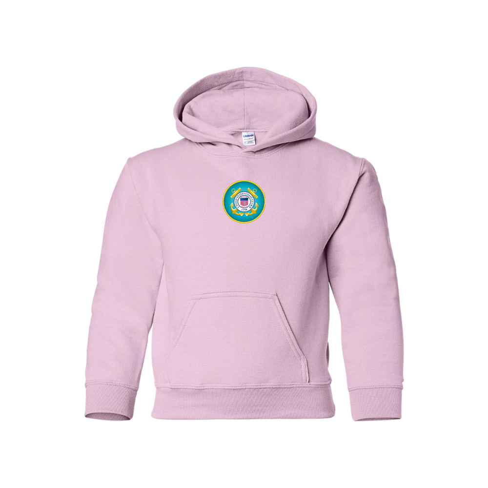 Youth Coast Guard Logo Pullover Hoodie