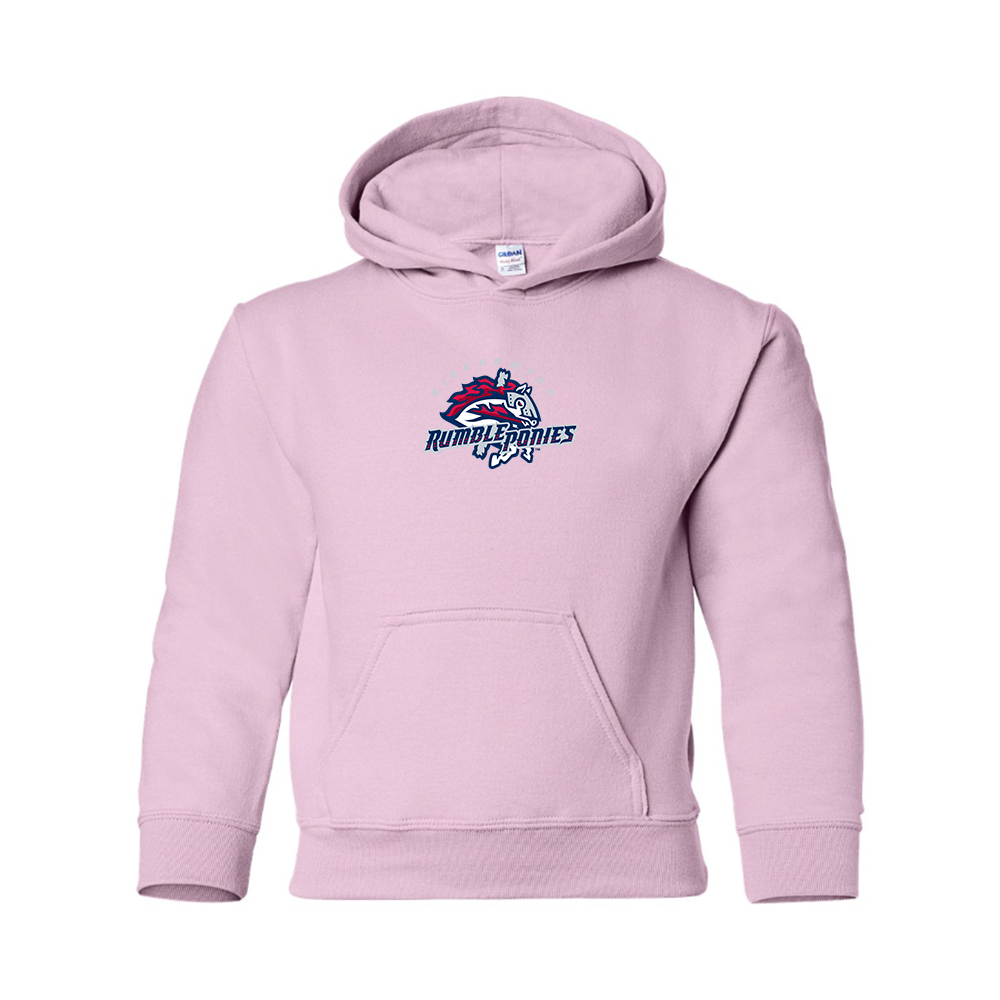 Youth Binghamton Rumble Ponies Logo Pullover Hoodie