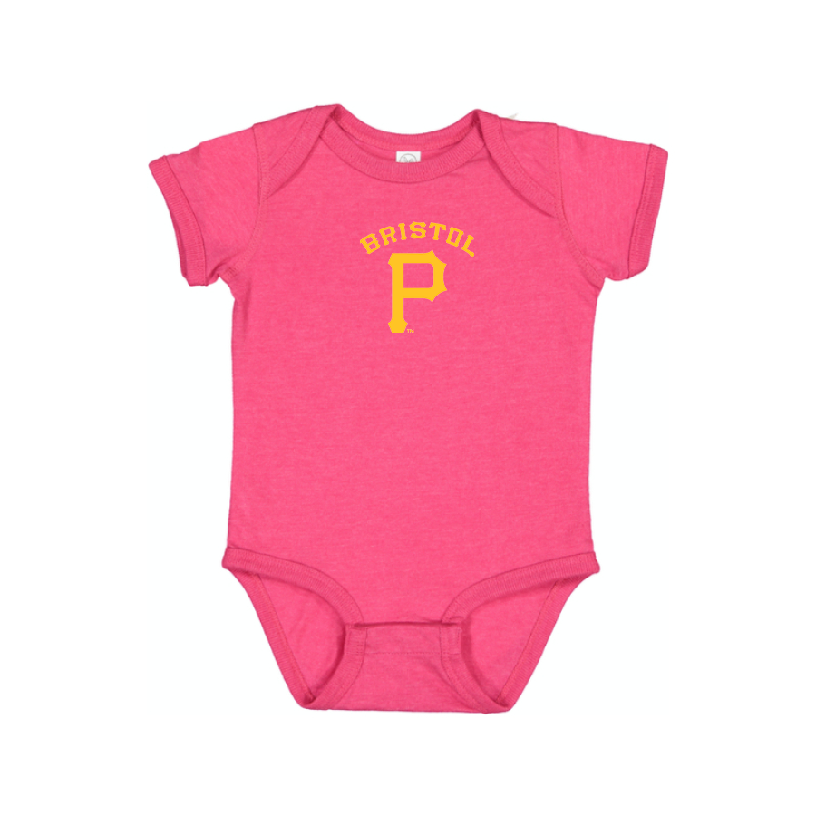 Bristol Pirates  Logo Baby Onesie Romper