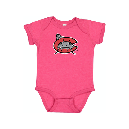 Carolina Mudcats Logo Baby Onesie Romper