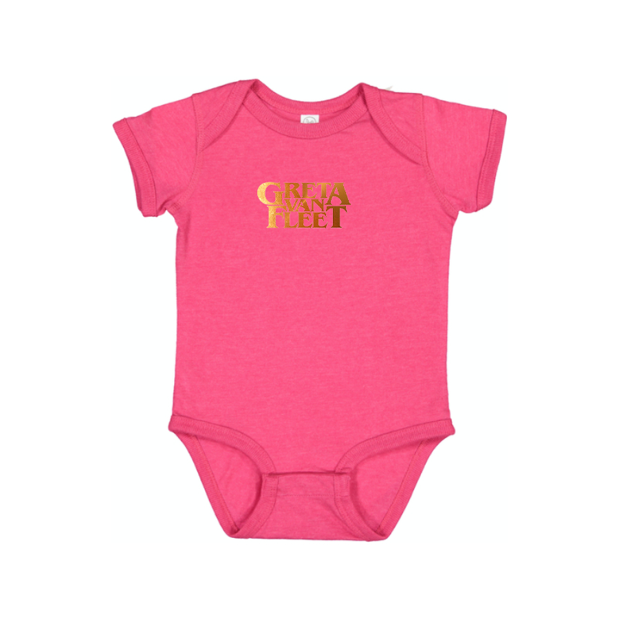 Greta Van Fleet Logo Baby Romper Onesie
