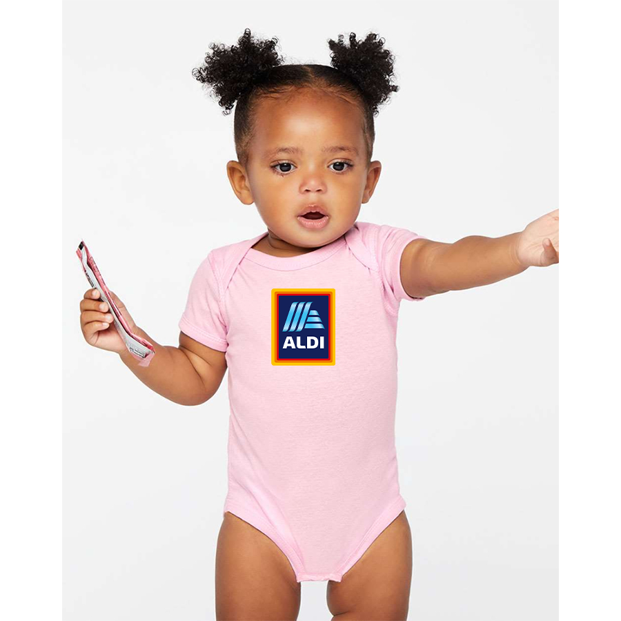 Aldi Logo Rabbit Skins Infant Baby Rib Bodysuit