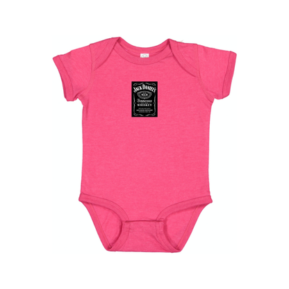 Jack Daniels Logo Baby Romper Onesie