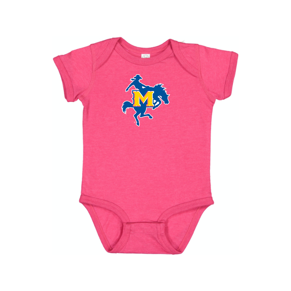 McNeese State Cowboys Logo Baby Romper Onesie