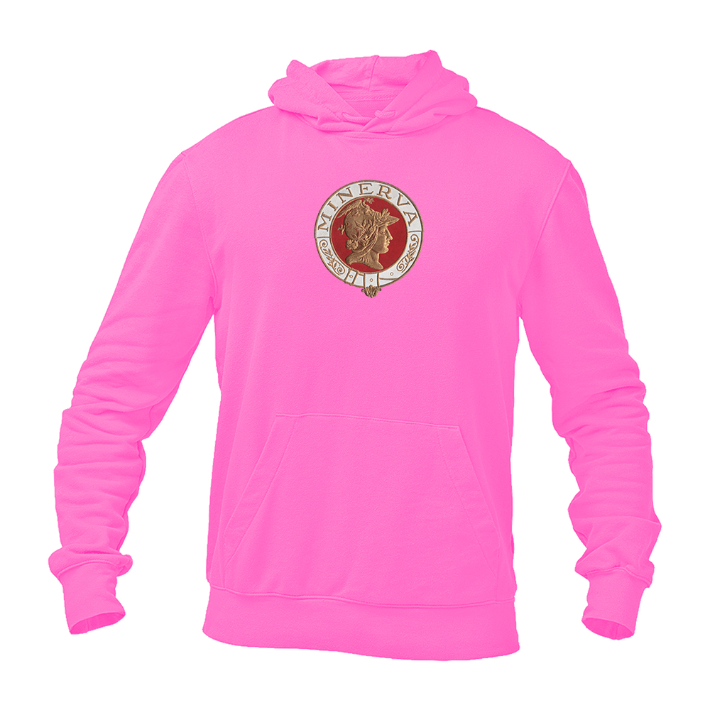 Men's Minerva Cars Logo  Pullover Hoodie