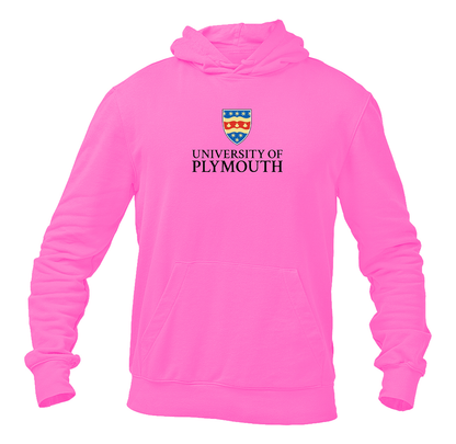 Men's University of Plymouth Logo  Pullover Hoodie