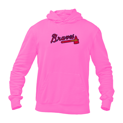 Men's Atlanta Braves Logo Pullover Hoodie