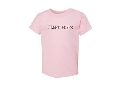 Fleet Foxes Logo BELLA  CANVAS Toddler Jersey Tee