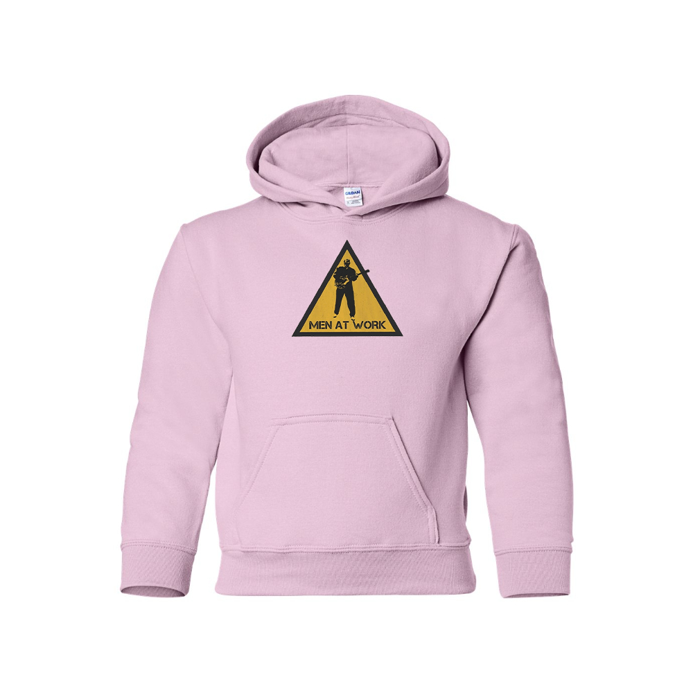 Youth Men at Work Logo Pullover Hoodie