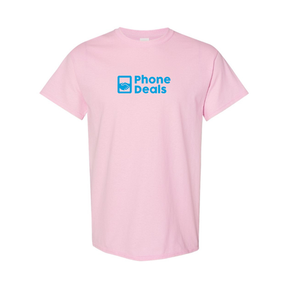 Men's MrPhoneDeals Logo Cotton T-Shirt