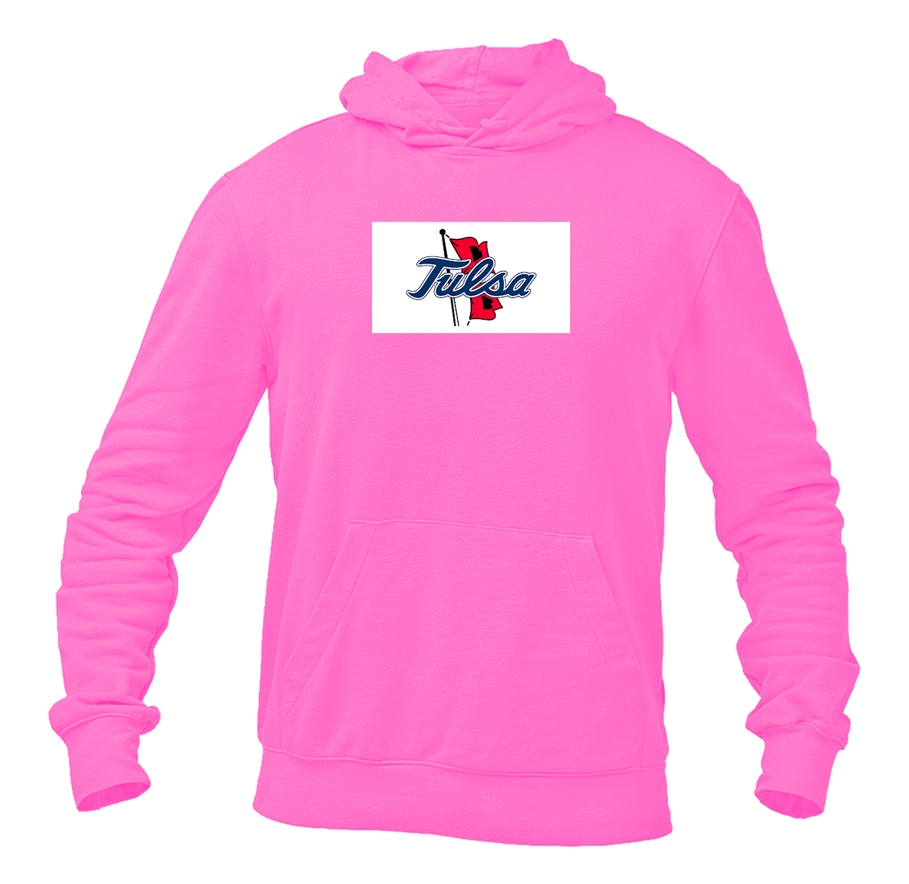 Men's Tulsa Golden Hurricane Logo  Pullover Hoodie