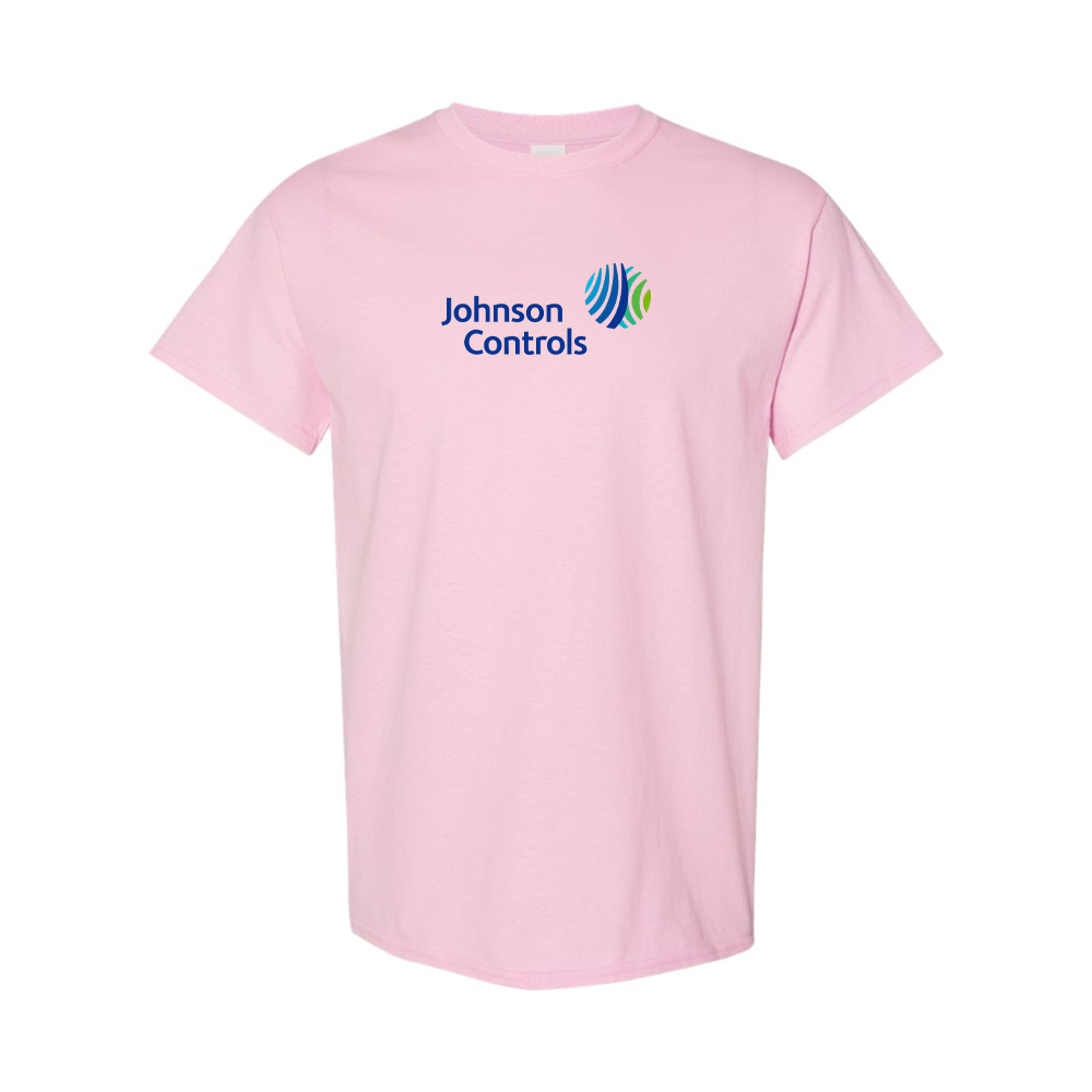 Men's Johnson-Controls Logo Cotton T-Shirt
