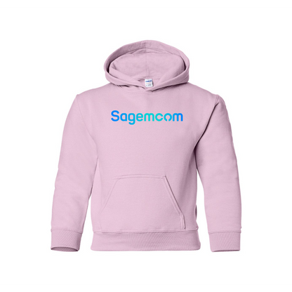 Youth Sagemcom Logo Pullover Hoodie