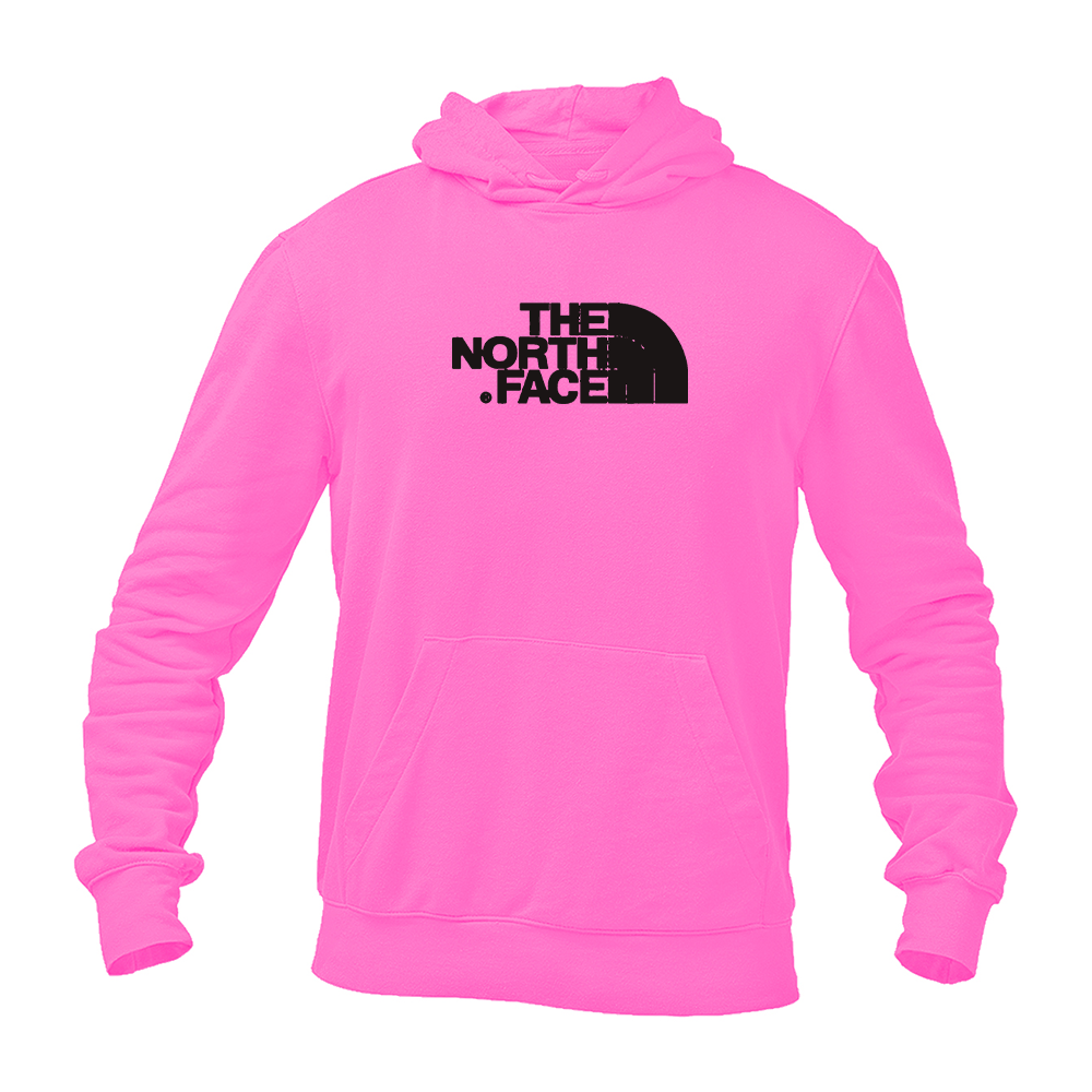 Men's The North Face Black Logo white Pullover Hoodie