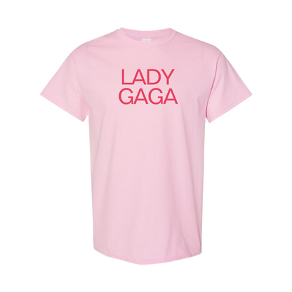 Men's Lady Gaga Logo Cotton T-Shirt