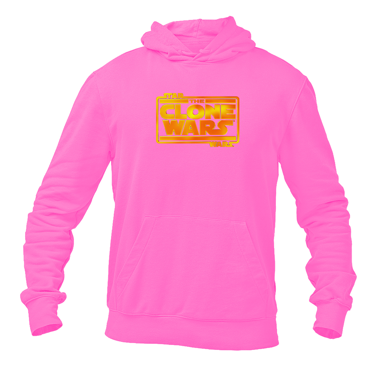 Men's The Clone wars Logo  Pullover Hoodie