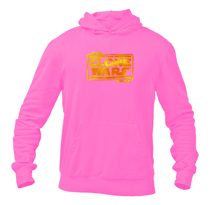 Men's The Clone wars Logo  Pullover Hoodie