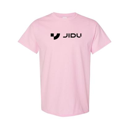 Men's Jidu Logo Cotton T-Shirt