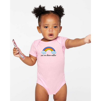 Ça va bien aller Rabbit Skins Infant Baby Rib Bodysuit