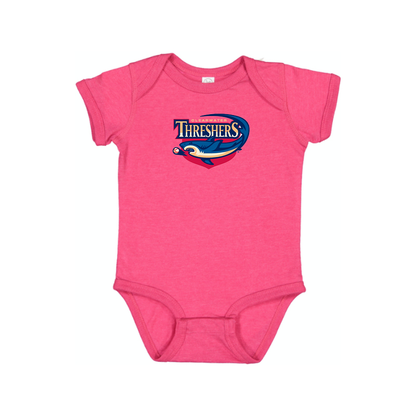 Clearwater Threshers Logo Baby Onesie Romper