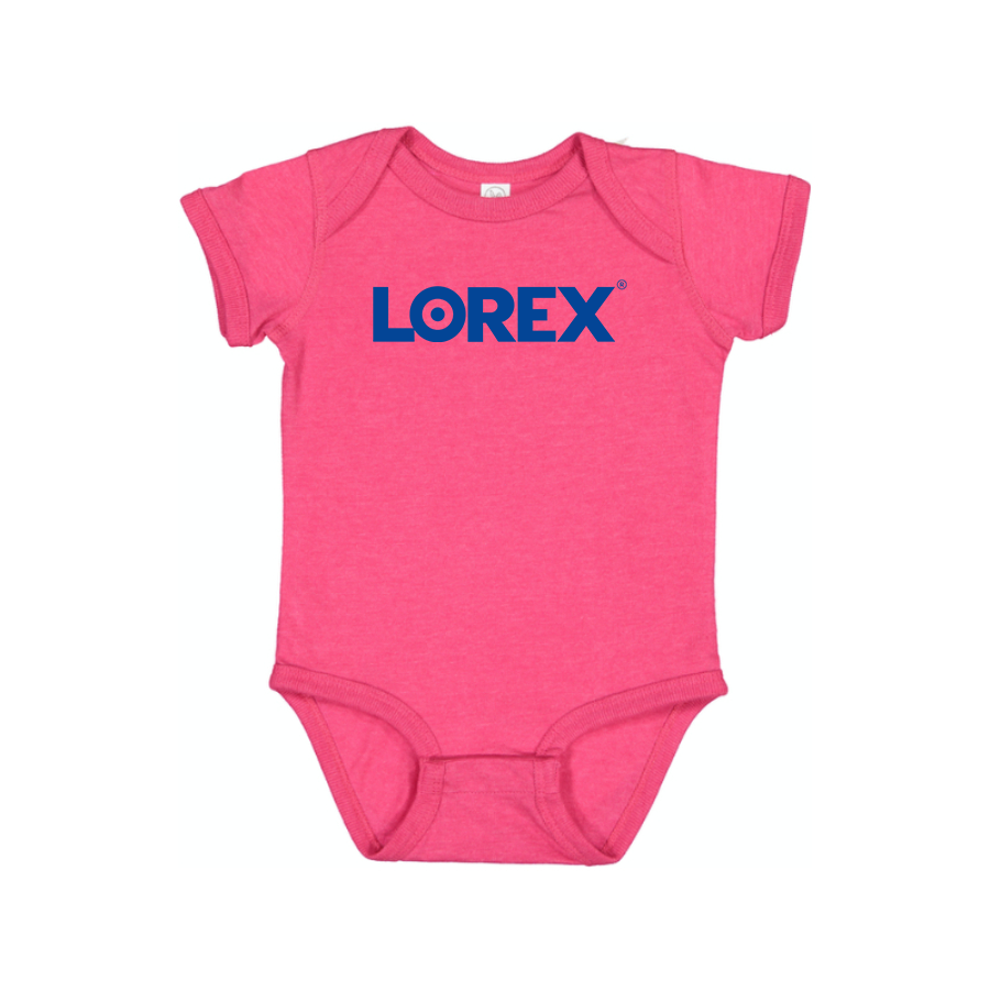Lorex Technology Logo Baby Onesie Romper