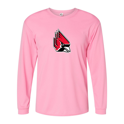 Men's Ball State Cardinals Performance Long Sleeve T-Shirt