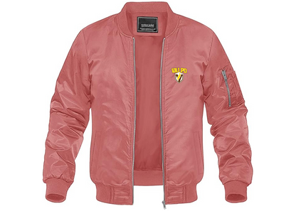 Men's Valparaiso Crusaders Lightweight Bomber Jacket Windbreaker Softshell Varsity Jacket Coat