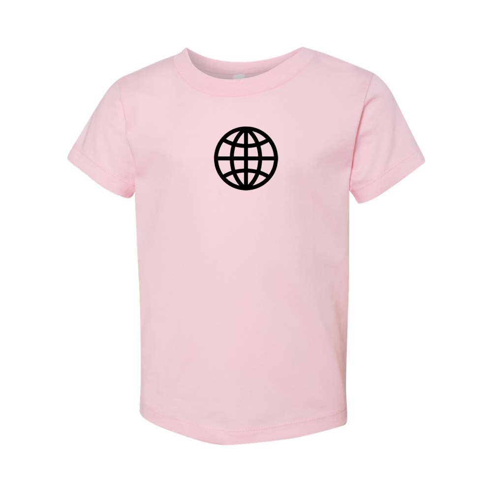 Internet Globe BELLA  CANVAS Toddler Jersey Tee
