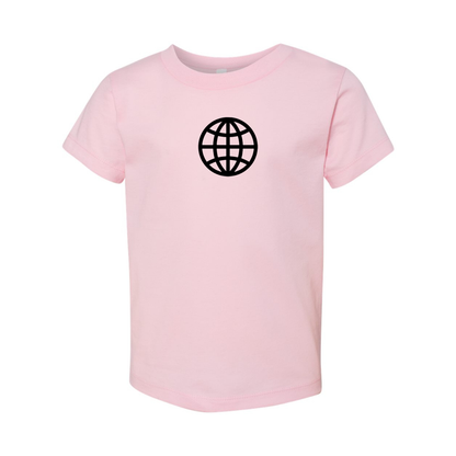 Internet Globe BELLA  CANVAS Toddler Jersey Tee