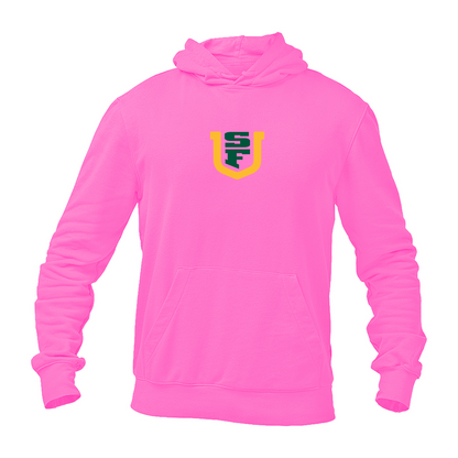 Men's San Francisco Dons Logo Gildan  Heavy Blend Hooded Sweatshirt