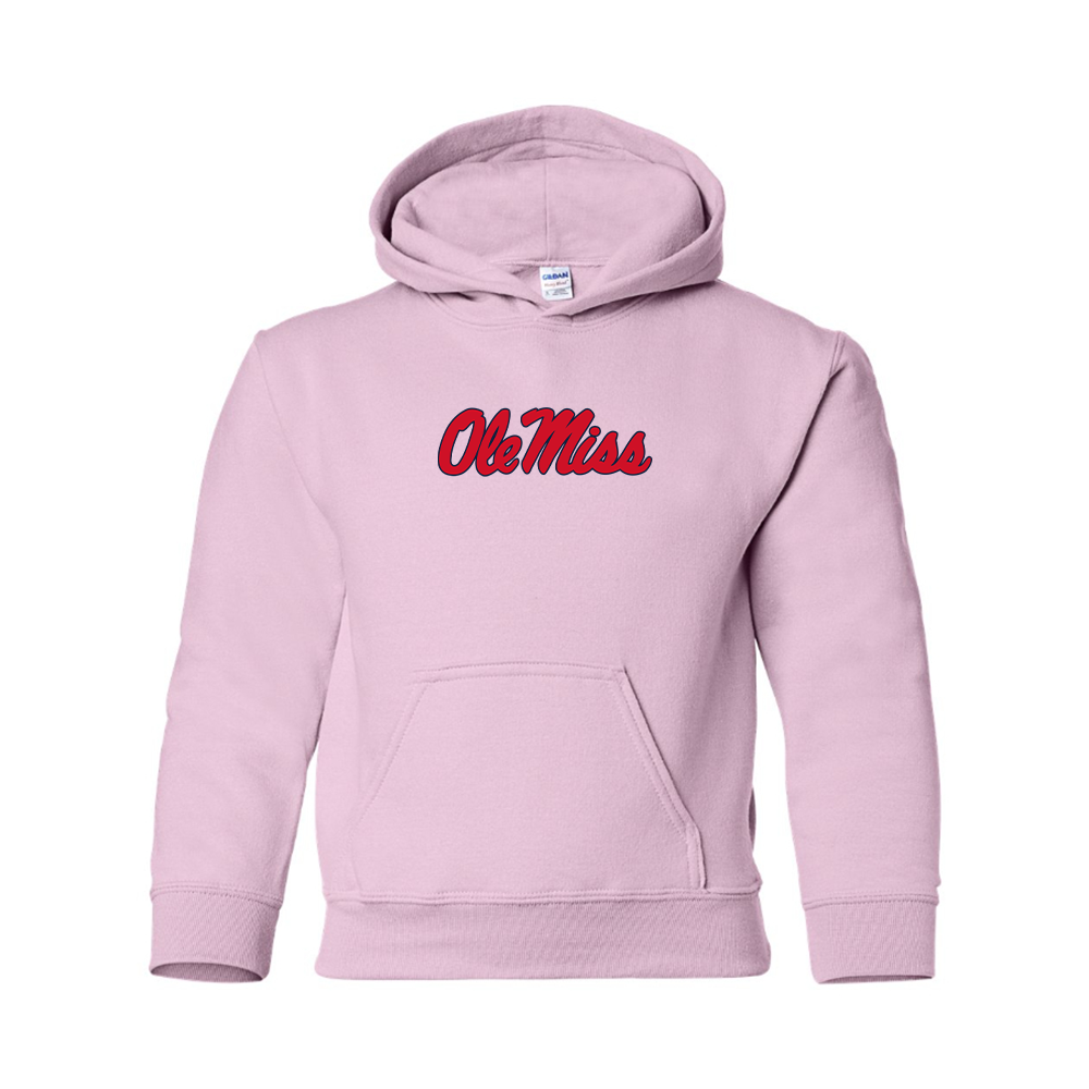 Youth Mississippi Rebels Logo Pullover Hoodie