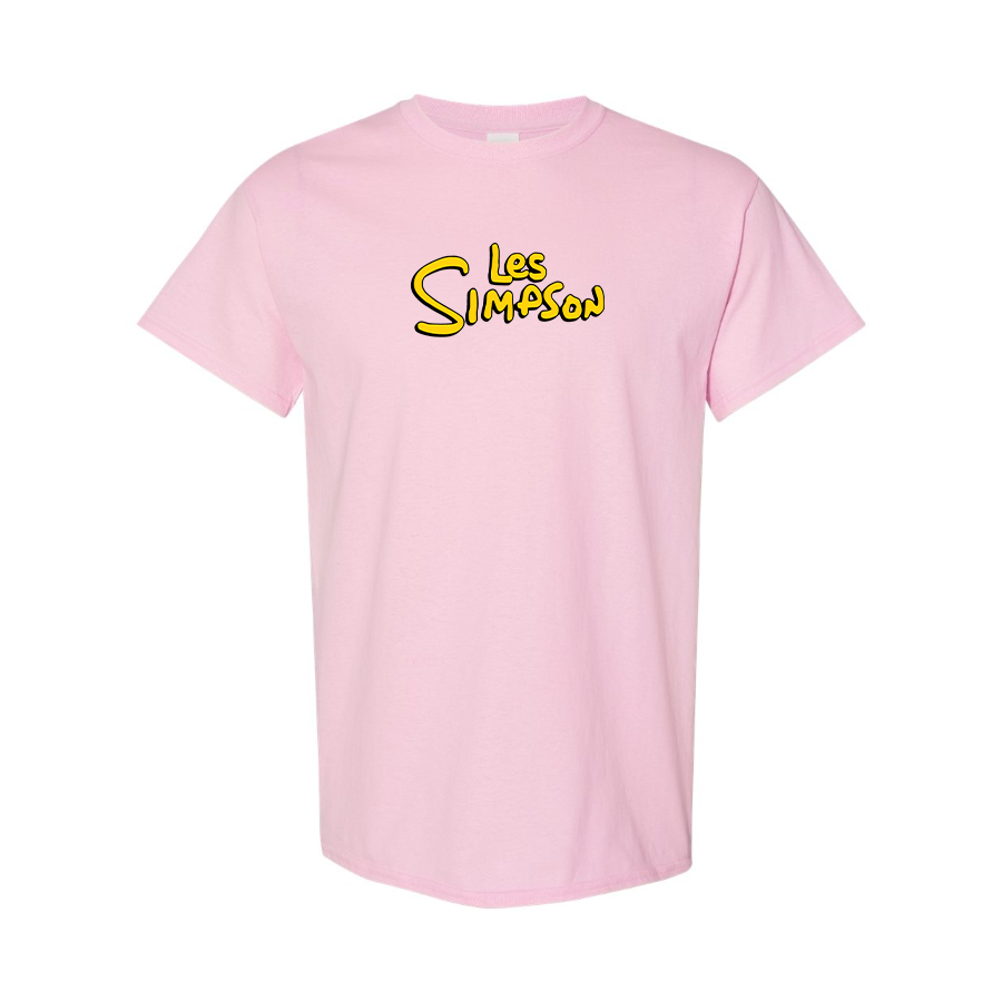 Men's Les Simpson Logo Cotton T-Shirt