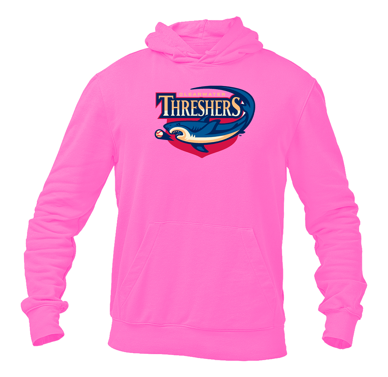 Men's Clearwater Threshers Logo Pullover Hoodie