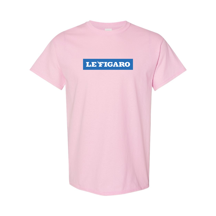 Men's Le Figaro Logo Cotton T-Shirt