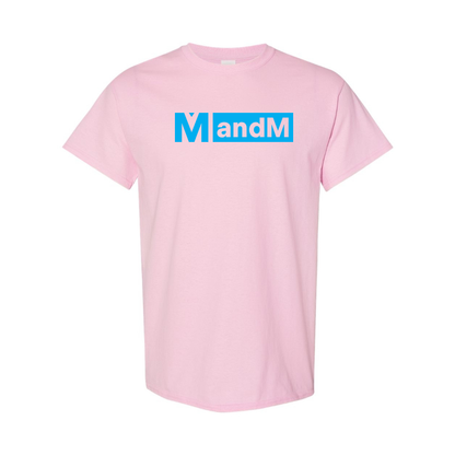 Men's MandM   Logo Cotton T-Shirt