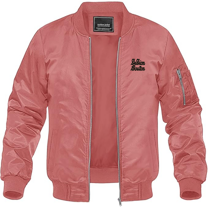 Men's De Dion Bouton Logo Lightweight Bomber Jacket Windbreaker Softshell Varsity Jacket Coat