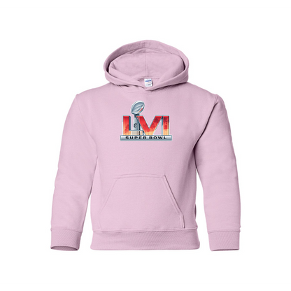 Youth Superbowl LVI Logo  Pullover Hoodie