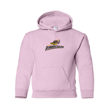 Youth Akron RubberDucks Logo Pullover Hoodie