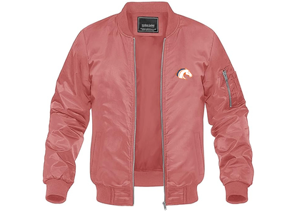 Men's Texas Arlington Mavericks Lightweight Bomber Jacket Windbreaker Softshell Varsity Jacket Coat