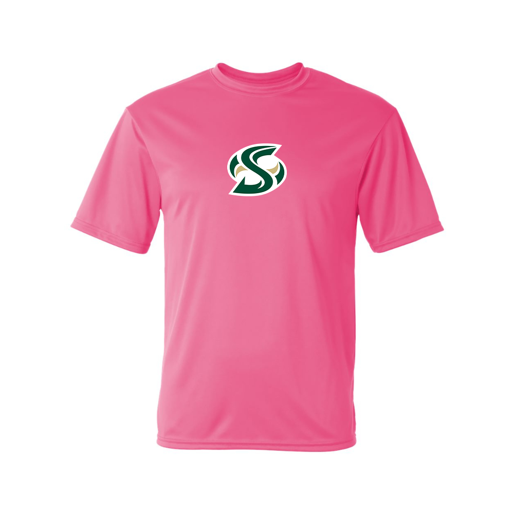 Men's Sacramento State Hornets Logo  Polyester T-Shirt