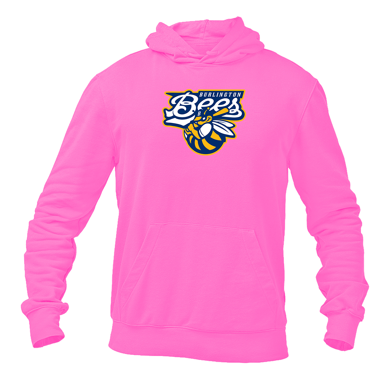 Men's Burlington Bees  Logo Pullover Hoodie
