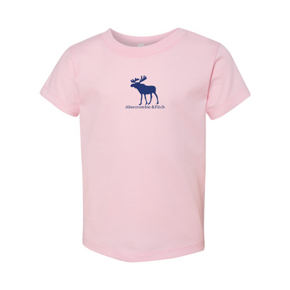 Abercrombie & Fitch Moose Logo BELLA  CANVAS Toddler Jersey Tee