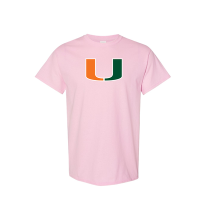 Men's Miami Hurricanes Logo Cotton T-Shirt
