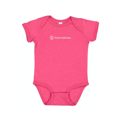 Ahold Delhaize Vertical Logo  Baby Onesie Romper