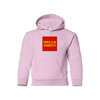 Youth Wells Fargo Logo  Pullover Hoodie