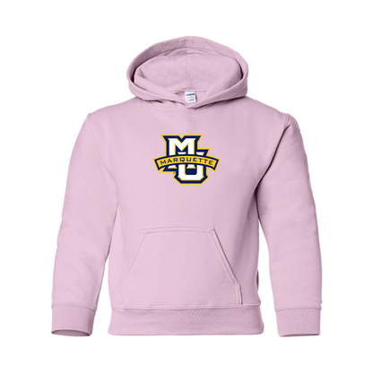 Youth Marquette Golden Eagles Logo Pullover Hoodie
